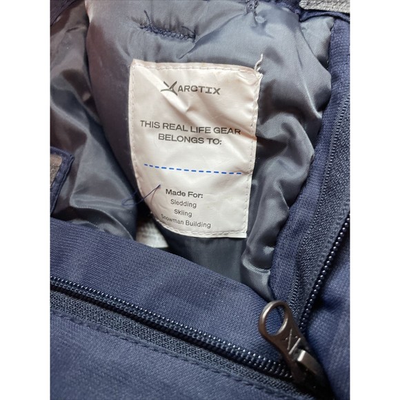 Arctix Kids Snow Pants with‎ Reinforced Knees and Seat, Blue Night, Large - Picture 12 of 16